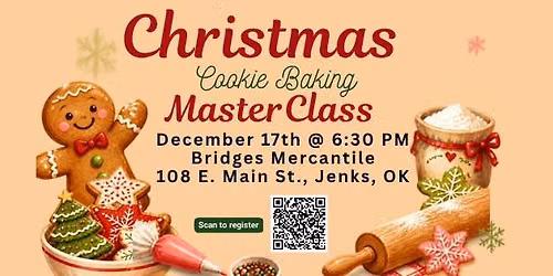 Bridges Christmas Cookie Baking MasterClass 2026