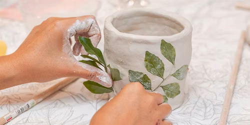 Clay & Wine - Botanical Pressed Pottery workshop