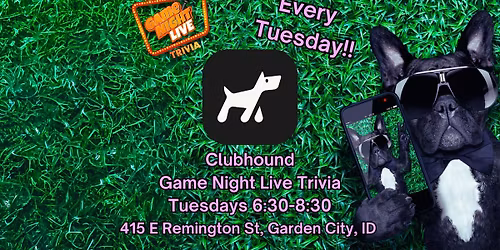 Game Night Live Trivia Is At ClubHound