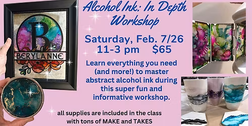 Alcohol Ink: The Basics & Beyond