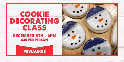 Cookie Decorating at Machine Shed Pewaukee