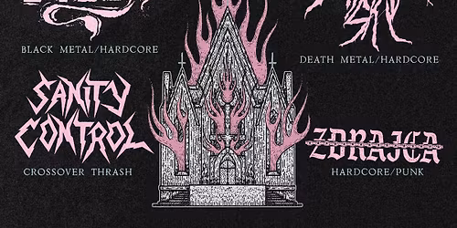 DYBUK + BURNING SKY + ZDRAJCA + SANITY CONTROL \/\/ 16.01.2026 \/\/  Szczecin @ After Ego