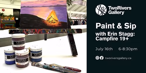 Paint & Sip with Erin Stagg: Campfire