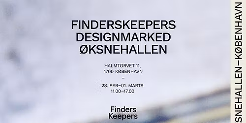 FindersKeepers Designmarked i \u00d8ksnehallen