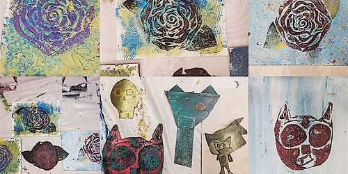Half-Day Art Camp - Intro to Printmaking for Kids with Alex Roberts