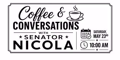 Coffee & Conversations w\/Senator Nicola