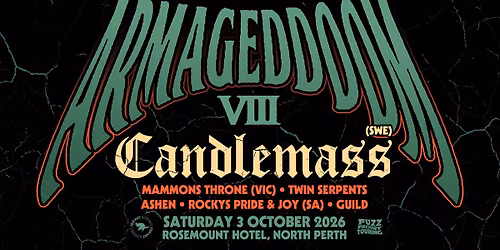 Armageddoom 8 Featuring Candlemass (SWE)