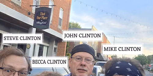 Not George Clinton...Not Bill Clinton...CLINTON HOUSE!!!!