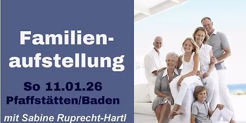 Familienaufstellung - Pfaffst\u00e4tten bei Baden