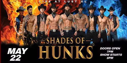 The Shades of HUNKS Male Revue Live On Stage!