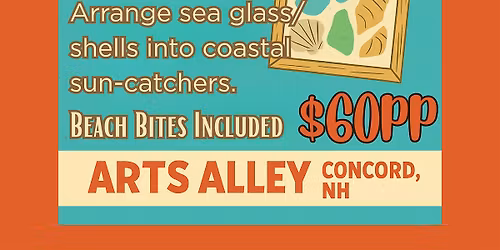 Framed Sea Glass Sun-Catcher Workshop