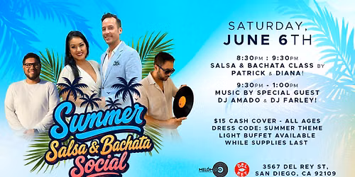 Mel\u00f3mano Summer Salsa & Bachata Party! 6\/6