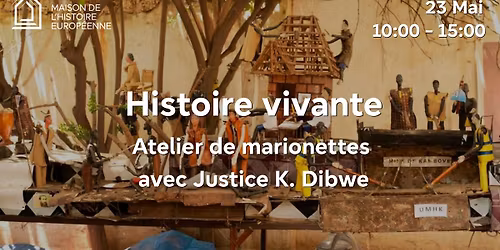 Histoire vivante: atelier de marionettes avec Justice K. Dibwe (6-12 ans) 
