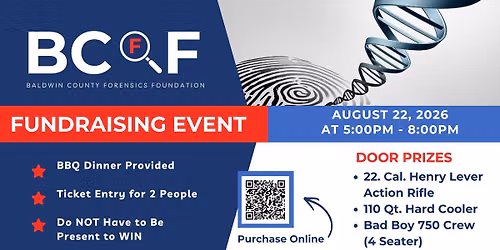Baldwin County Forensics Foundation Fundraising Event