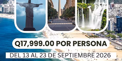 Al  Ritmo de Samba y Tango, R\u00edo de Janeiro, Buenos Aires, S\u00e3o Paulo, Cataratas de Iguaz\u00fa 