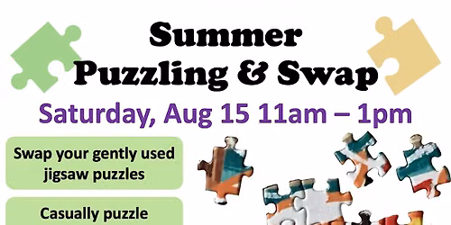 August Casual Puzzling & Puzzle Swap - State College, PA