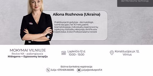 \u201cREVIVE NX - pa\u017eangiausia nidogeno + egzosom\u0173 terapija\u201d 