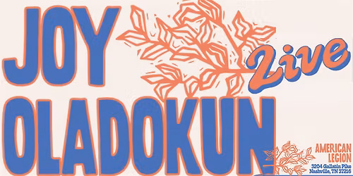 Joy Oladokun Benefitting East Nashville Care Market