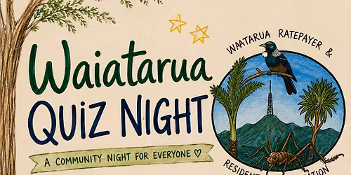 Waiatarua Quiz night \ud83c\udf3f\ud83c\udf89