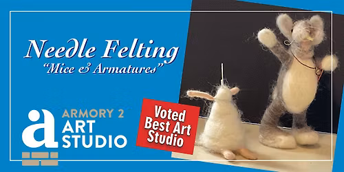 Needle Felted 'Mice & Armatures'