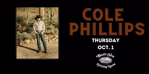 Cole Phillips at Bird's Nest Listening Room - Dunn NC