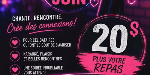Souper et Karaok\u00e9 avec Monique