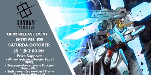 Gundam Card Game GD02 Dual Impact Release Event