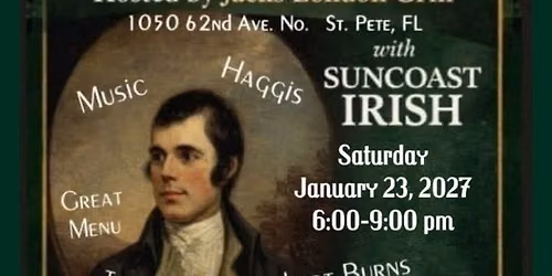 Robert Burns Celebration with Suncoast Irish 