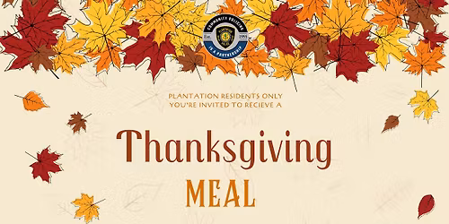 Thanksgiving Meal Giveaway
