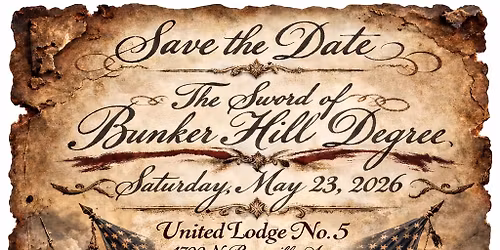 Sword of Bunker Hill Degree