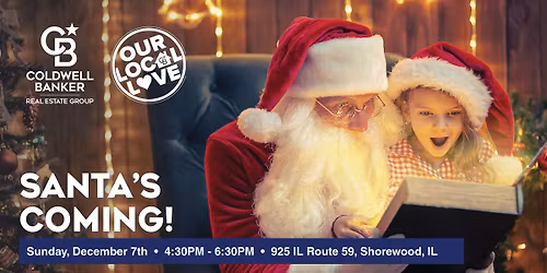 Santa's Coming to Shorewood, IL!