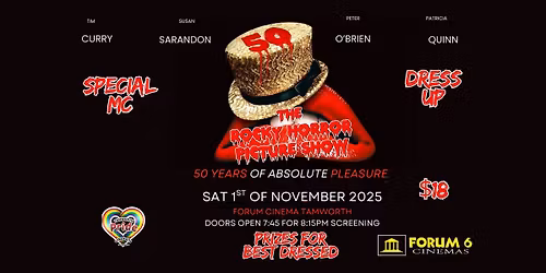 50th Anniversary Fundraiser Screening of The Rocky Horror Picture Show