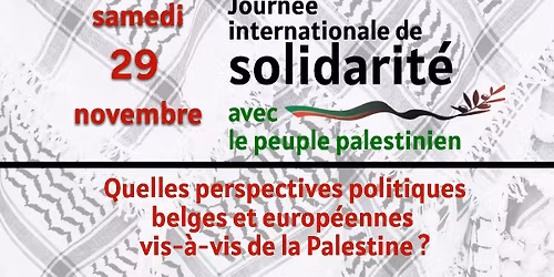 Journ\u00e9e internationale de solidarit\u00e9 avec le peuple palestinien