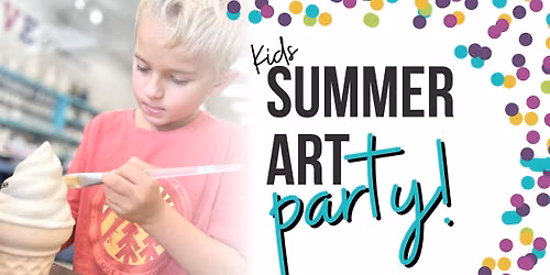 Kids Summer Art Party - Tropical Paradise 