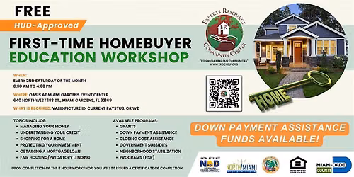 HUD certified First Time Homebuyer Workshop