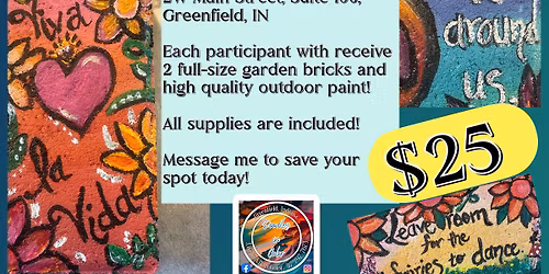 Garden Brick Painting Class