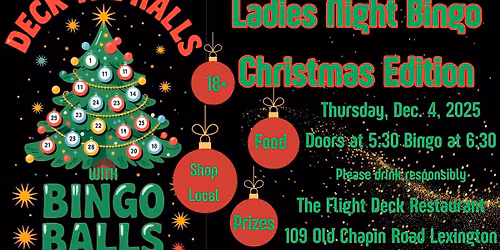 Ladies Night 18+ Bingo at the Flight Deck Lexington 