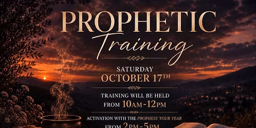 Prophetic Training 