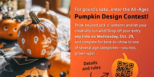 Pumpkin Decorating Contest at the Y! (Entry Drop-Off)