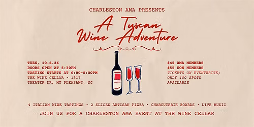 Networking and Wine Tasting by the Charleston AMA