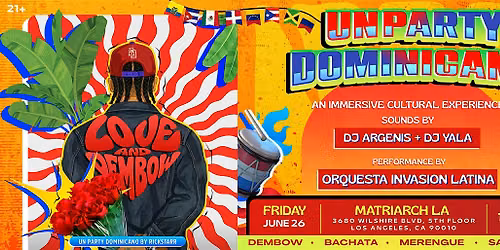 Love & Dembow - June 26th (21+)