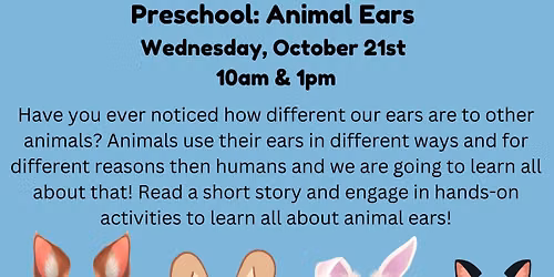 Preschool: Animal Ears