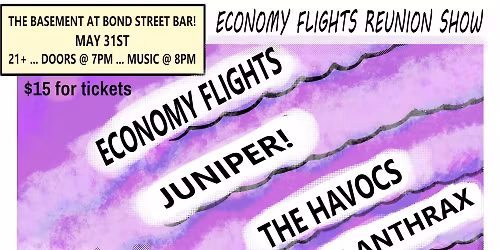 Economy Flights Reunion Show @ The Basement