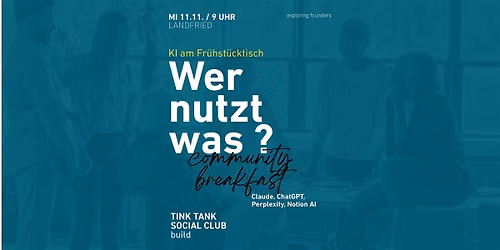 Community Breakfast - KI am Fr\u00fchst\u00fccktisch