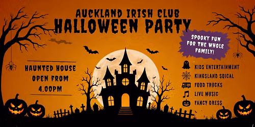 \ud83c\udf83 Halloween Party at the Auckland Irish Club! \ud83d\udc7b