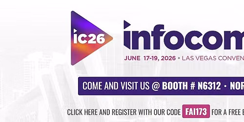FaitalPRO @ INFOCOMM 2026 - Booth # N6312 - North Hall