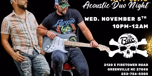 Acoustic Duo Night with Jake & Ray \ud83c\udfa4