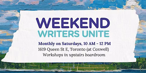 Weekend Writers Unite! with WCC & East End Community Health Centre (EECHC)