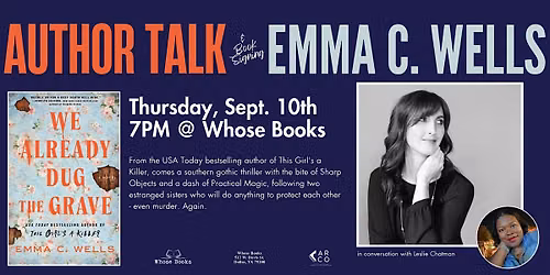 Author Talk: Emma C Wells