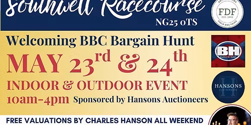 MAY 23rd & 24th 2026 Southwell Racecourse Antiques Weekend